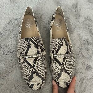 Vince Camuto Snakeskin Loafers